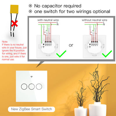 DIY ασύρματο έξυπνο Zigbee 3,0 ελαφριά πιό αμυδρή έξυπνη ζωή η μακρινή Alexa Tuya διακοπτών μακρινή
