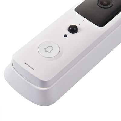 2 τηλεοπτική Doorbell τρόπων ακουστική κάμερα 1080P WiFi με τον ανιχνευτή κινήσεων κτύπων