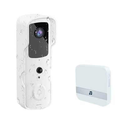 2.4G έξυπνη κάμερα Doorbell ασφάλειας Hd Wifi με το διπλής κατεύθυνσης ήχο νυχτερινής όρασης κτύπων