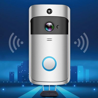 Έξυπνο ασύρματο Wifi τηλεοπτικό Doorbell 1080P με τον κτύπο για το 2-Way ήχο ανιχνευτών κινήσεων μπροστινών πορτών