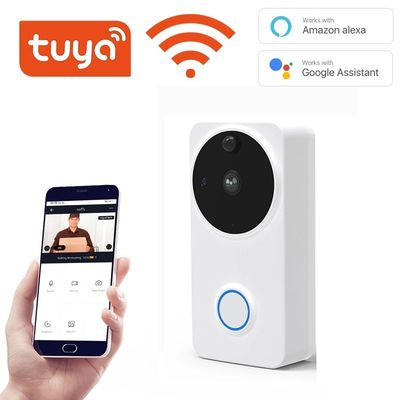Πραγματικός - χρονικής νυχτερινής όρασης Tuya έξυπνα κάμερα ασφαλείας Doorbell OLED HD WiFi ζωής τηλεοπτικά